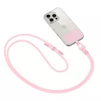 Dirželis telefonui Tech-Protect C5S Rope Crossbody Strap – rožinės spalvos