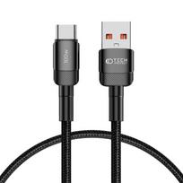 Kabelis  USB – USB Type C 100W / 5A 0.5m Tech-Protect UltraBoost EVO juodos spalvos