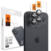 Apsauginis stiklas kamerai Apple iPhone 16 / Apple iPhone 16 Plus / 17 Spigen Optik Glas.tr kameros apsauga 2-Pack black