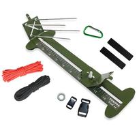 „Paracord“ apyrankės „Jig Kit“ „Paracord“ įrankių rinkinys „Pasidaryk pats“ audimo įrankis su neslystančiomis guminėmis kojelėmis nuo 4 armijos žalia spalva