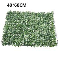 Atsparios oro sąlygoms dirbtinės žalumos tvoros plokštės, skirtos Fade Beauty 40x60 cm