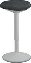 LEITZ Ergo active standing chair, light grey (65450085)