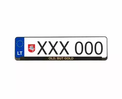 Wurth numerių rėmeliai - OLD, BUT GOLD