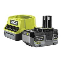 Akumuliatoriaus ir kroviklio rinkinys RYOBI RC18120-140X, 18 V, 4,0 Ah Li-ion