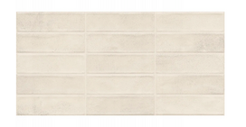 Keraminės sienų plytelės MOHA WHITE BRICKS GLOSSY, 30 X 60 cm