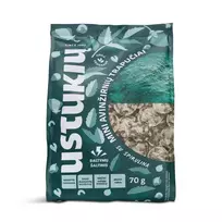 Mini avinžirnių trapučiai su spirulina USTUKIŲ MALŪNAS, 70 g