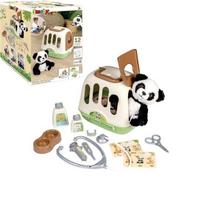 Pandos nešioklė vaikams su veterinaro rinkiniu Smoby