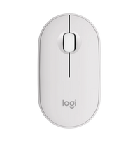 Logitech Pebble 2 M350s Belaidė pelė, RF Wireless + Bluetooth, 4000 DPI, Tonal White