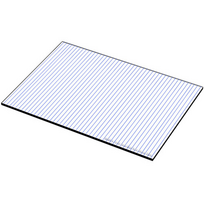 VFX 4X5.65''3MM BLUE V-STREAK FILTER