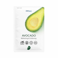 STAY WELL Climate Neutral Refreshing - Softening Sheet Mask Avocado Gaivinanti ir minkštinanti veido kaukė 1vnt.