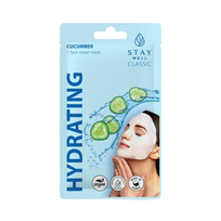 STAY WELL Drėkinanti veido kaukė Classic Mask Hydrating Cucumber 1vnt.