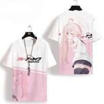 Naujas Populiarus Vaidmenų Žaidimas Blue Archive Unisex Marškinėliai 3D Spausdinimas Vyrams Moterims Anime Animacinis ViršusMada Harajuku Trumpomis Rankovėmis T-shirt XS white