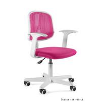 Vaikiška ergonominė kėdė ant ratukų | Rožinė