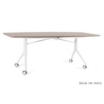 Sulankstomi konferenciniai biuro stalai | CARL TABLE - WHITE - FRAME AND TOP - 200X100 CM