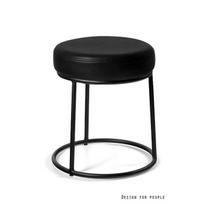 EKO odos pufas, kėdutė | 43 cm aukščio | Juoda