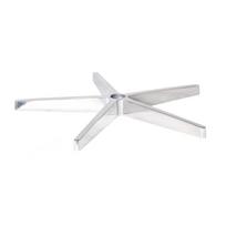 Biuro kėdės kryžmė ratukams | ALUMINIUM BASE - POLISHED