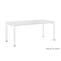 Biuro stalas | PASON - MANAGER DESK - WHITE - FRAME AND TOP - 180X80 CM