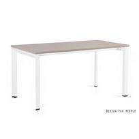 Biuro stalas | PASON - MANAGER DESK - WHITE - FRAME AND TOP - 150X80 CM