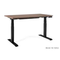 Elektrinis pakeliamas stalas biurui | GROW - BLACK - FRAME AND TOP - 140X70 CM