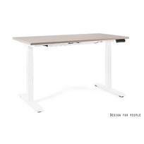 Elektrinis pakeliamas stalas biurui | GROW - WHITE - FRAME AND TOP - 160X70 CM