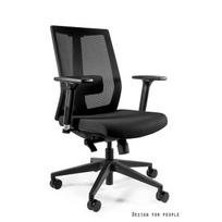 Profesionali ergonominė biuro kėdė | Kvėpuojanti nugaros atrama | Juoda
