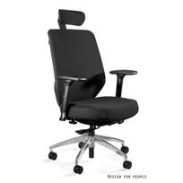 Profesionali ergonominė biuro kėdė | Paminkštinta darbo kėdė | Kėdė su atrama galvai | Juoda