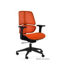Profesionali ergonominė biuro kėdė | Kvėpuojanti darbo kėdė | Ofiso kėdė | Oranžinė