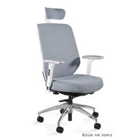 Profesionali ergonominė biuro kėdė | Kėdė su atrama galvai | Pilka