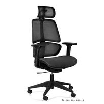Profesionali ergonominė biuro kėdė | Kvėpuojanti darbo kėdė | Juoda