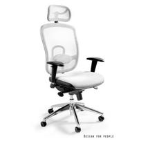 Su porankiais ergonominė darbo kėdė | Komfortui ir laikysenai | Balta