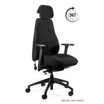 Profesionali ergonominė biuro kėdė | Reguliuojama juosmens atrama | Juoda