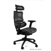 Kvėpuojančio audinio ergonomiška kėdė | Darbo kėdė | Ofiso kėdė | Juoda