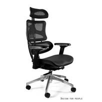 Su galvos atrama darbo kėdė | Darbo kėdė | Ergonominė kėdė | Juoda