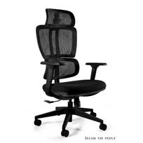 Profesionali ergonominė biuro kėdė | Tinklinė nugaros atrama | Juoda