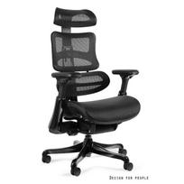 Komfortiška tinklinė darbo kėdė | Ofiso kėdė | Ergonominė kėdė | Juoda
