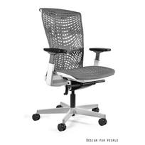 Išskirtinio dizaino profesionali ergonominė biuro kėdė | Darbo kėdė | Pilka