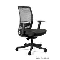 Moderni ergonomiška biuro kėdė | Ventiliuojama nugaros dalimi ofiso kėdė | Juoda