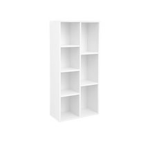 Universali Vertikali-Horizontali pastatoma lentyna | 50 x 24 x 106 cm | Balta