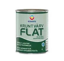 Sienų ir lubų gruntiniai dažai ESKARO FLAT, matiniai, baltos sp., 0.9l