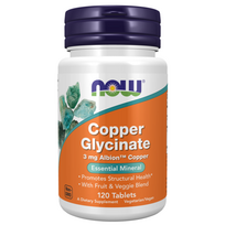 Now Foods Copper Glycinate 120 tab