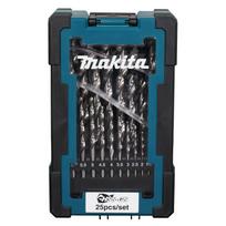 HSS-GS metalo grąžtų rinkinys Makita D-78368, 25vnt (1-13mm)
