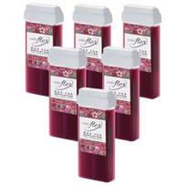 Vaško kasetė ItalWax Flex Raspberry, 6x100 ml