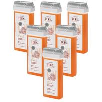 Vaško kasetė ItalWax TopLine Coral, 6x100 ml