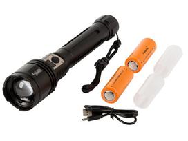 LED prožektorius, taktiniam naudojimui, xhp160 galia, juoda