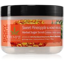 HEMPZ Sweet Pineapple Honey Melon kūno šveitiklis 176 g