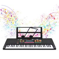 61 klavišų elektroninė klaviatūra fortepijonas dvigubas garsiakalbis 16 tonų 10 ritmų 6 demonstracinis muzikos instrumentas su