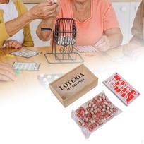 Lotto Board Games,Russian,Lotto Game Bingo Set,Russian Set,Russian,Lotto Chessboard beige