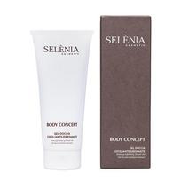 BODY CONCEPT draining exfoliating shower gel, drenuojantis atkuriamasis dušo gelis, 200 ml.