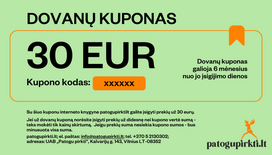 30 eurų dovanų kuponas