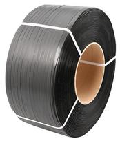 PP rišimo juosta 15 x 0,65 mm, 2000 m, juoda, šerdis 200 mm